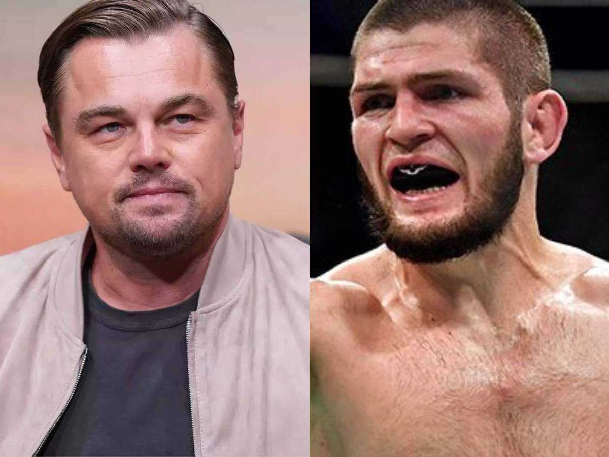 “Watch: Leonardo DiCaprio finds Khabib Nurmagomedov ‘almost landing on him’ during his infamous UFC 229 post-fight brawl”