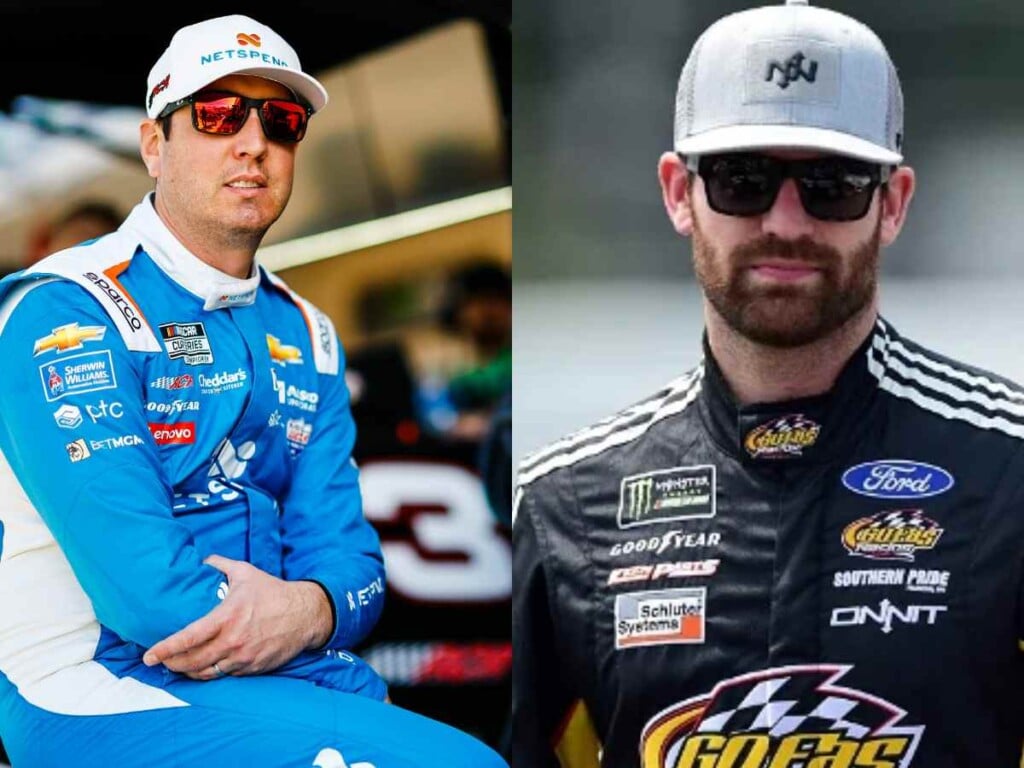 Kyle Busch and Corey LaJoie