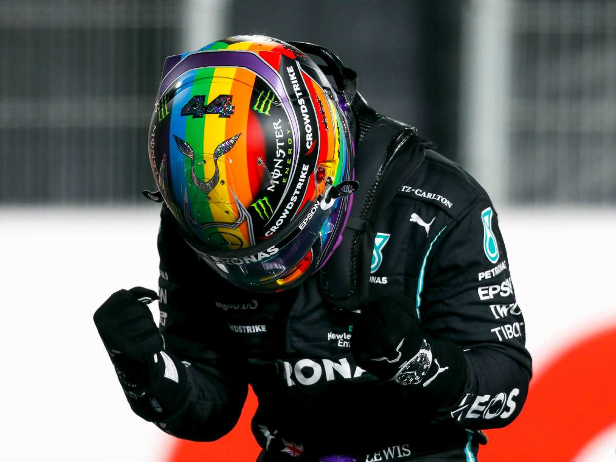 Lewis Hamilton was ready to ‘go to jail’ for sporting the LGBTQ rights-themed helmet in the 2021 Qatar GP