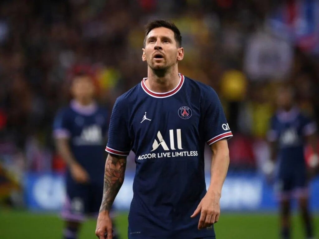 Lionel Messi sad PSG