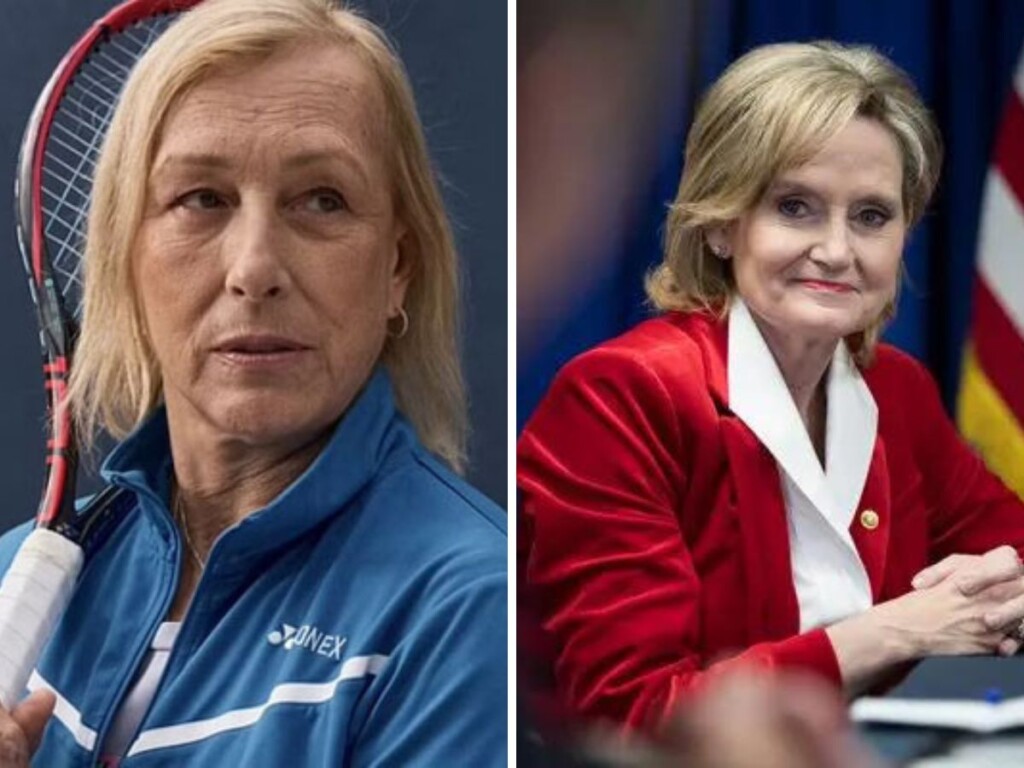 Martina Navratilova and Cindy Hyde Smith