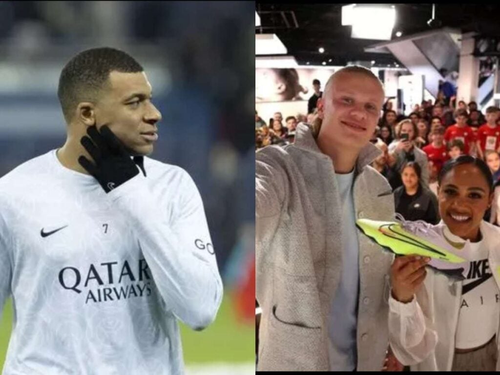 Mbappe fumes as Nike reportedly hands Erling Haaland the biggest deal ever