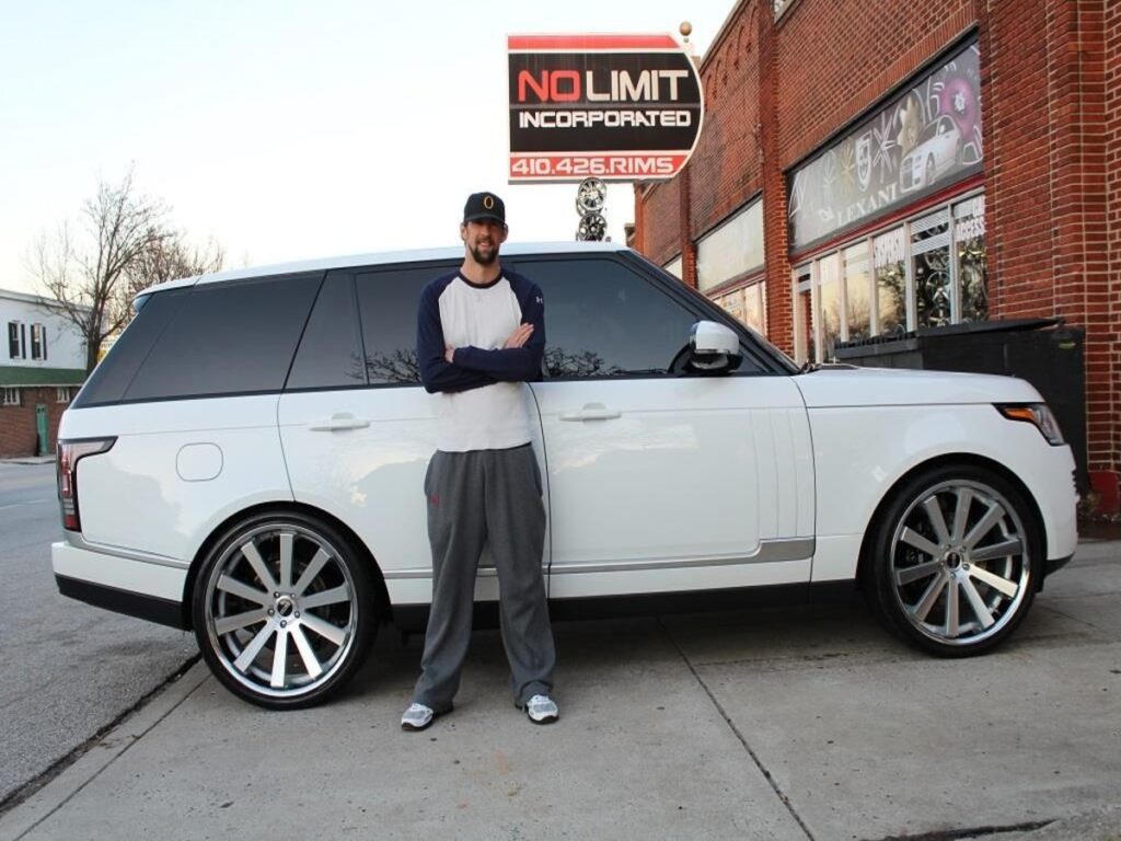 Micheal phelps land rover range rover 21motoring 2