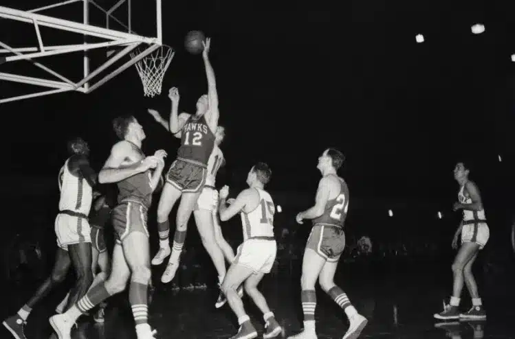 Minneapolis Lakers vs St. Louis Hawks 1956