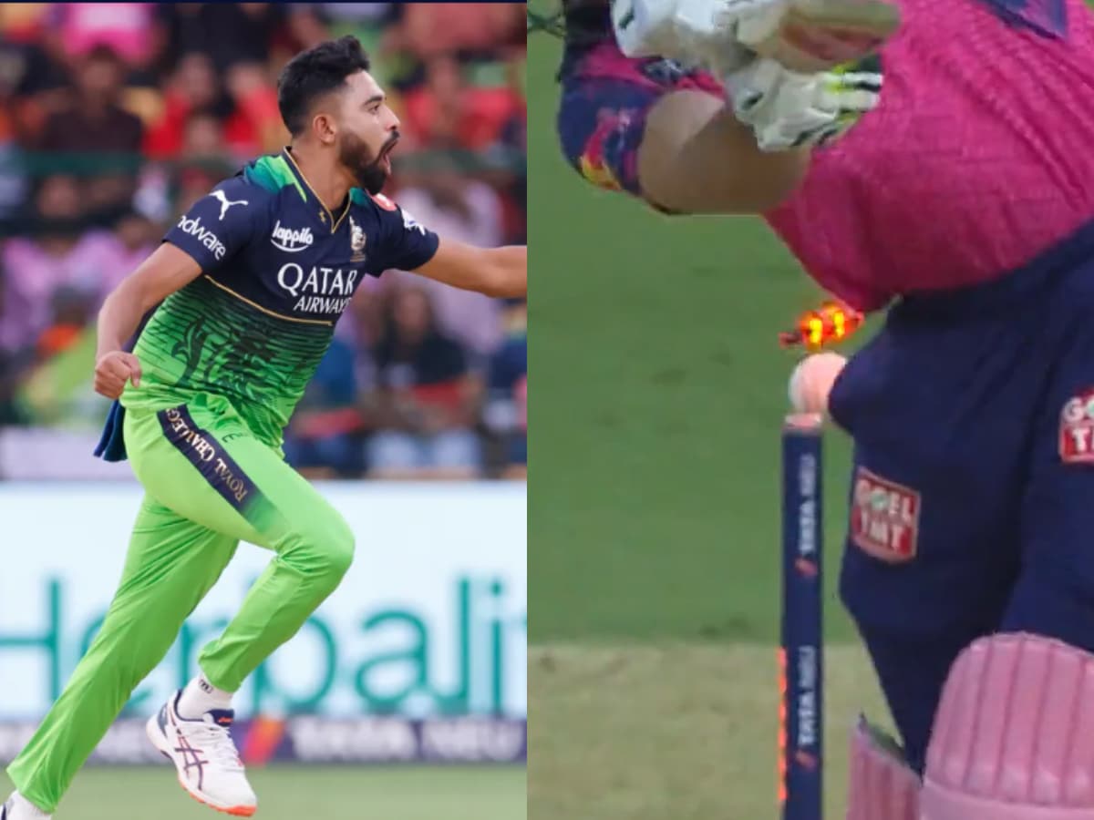 WATCH: Mohammed Siraj knocks over Jos Buttler with absolute gem of a delivery, fans react