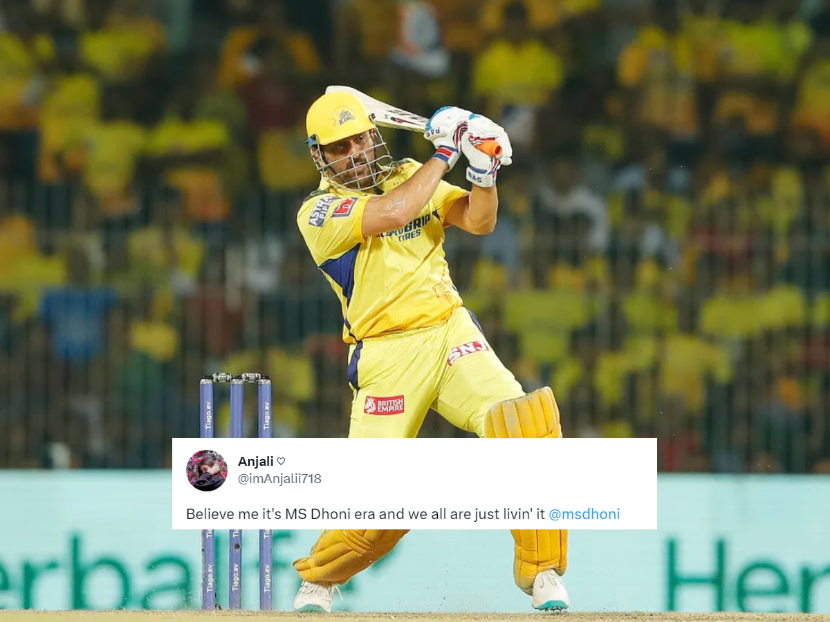 “THE GOD OF IPL,” Twitter goes crazy as MS Dhoni thrashes Rajasthan bowlers for fun in CSK vs RR