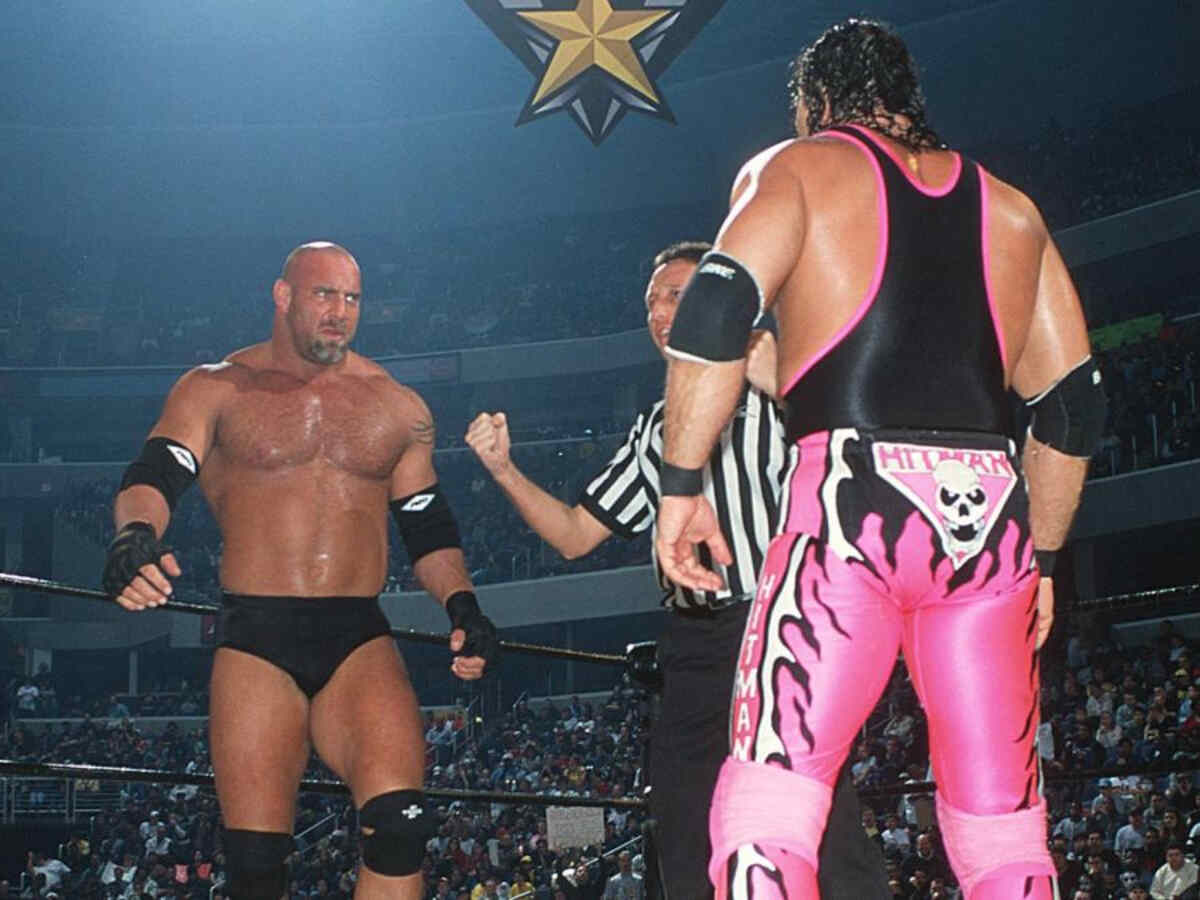 bret hart and goldberg