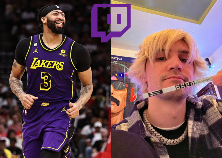 NBA Star Anthony Davis gifted xQc 25 subs after streamer made an ...