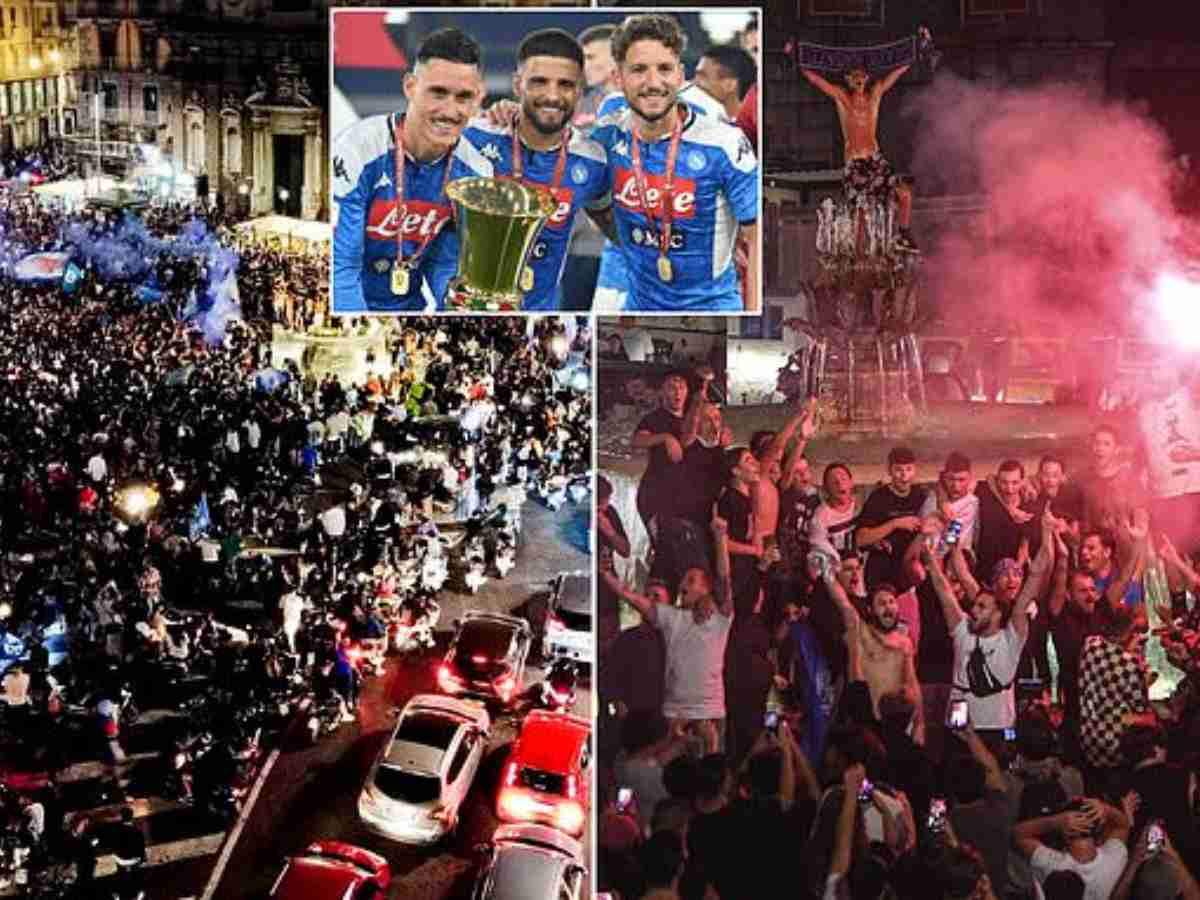 WATCH: Napoli fans turn the Naples’ stadium all blue as club has a great chance of winning Serie A after 33 years