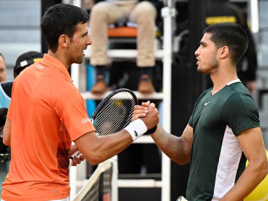 Novak Djokovic and Carlos Alcaraz