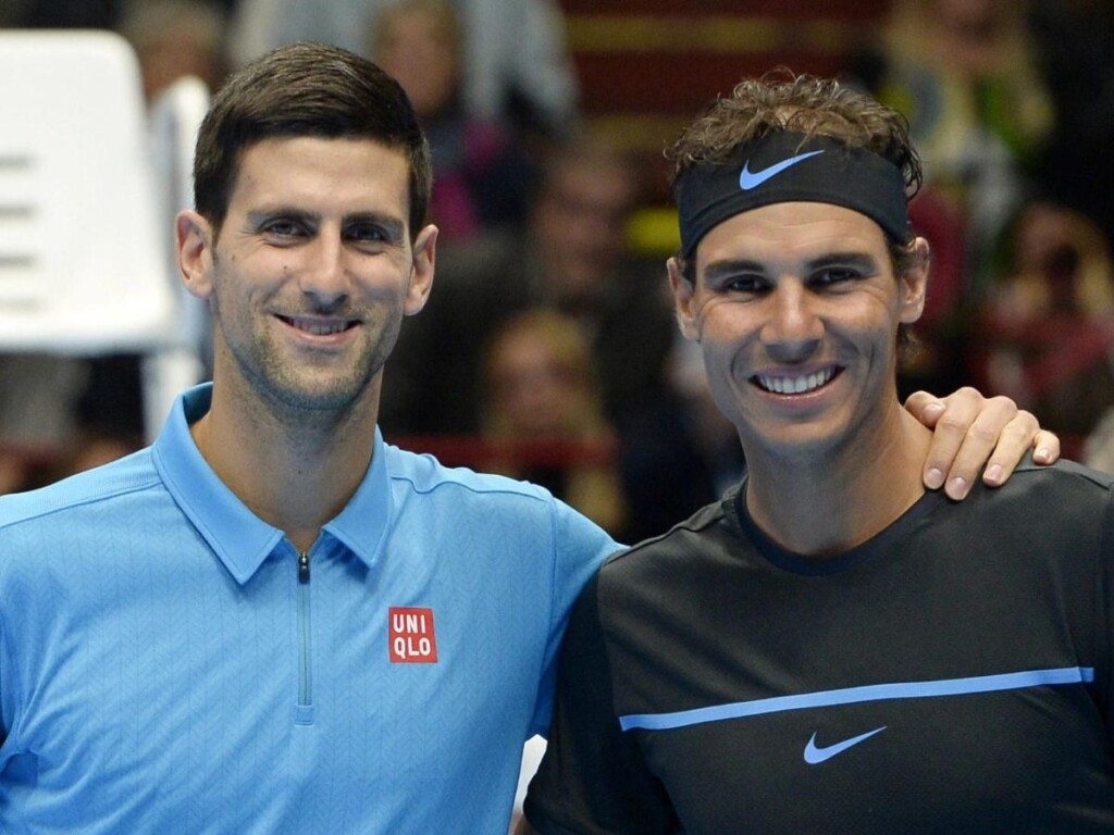 Novak Djokovic and Rafael Nadal