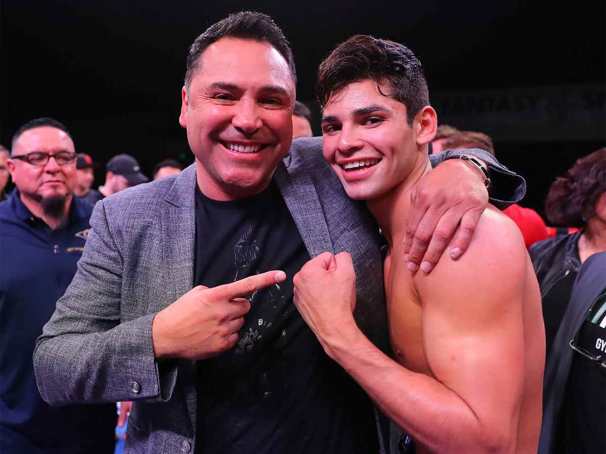 “I know coke eyes when I see one” – Fans BRUTALLY troll Oscar De La Hoya after Ryan Garcia KO win over Oscar Duarte