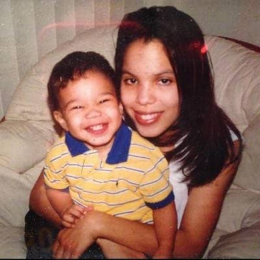 Jayson Tatum with mom