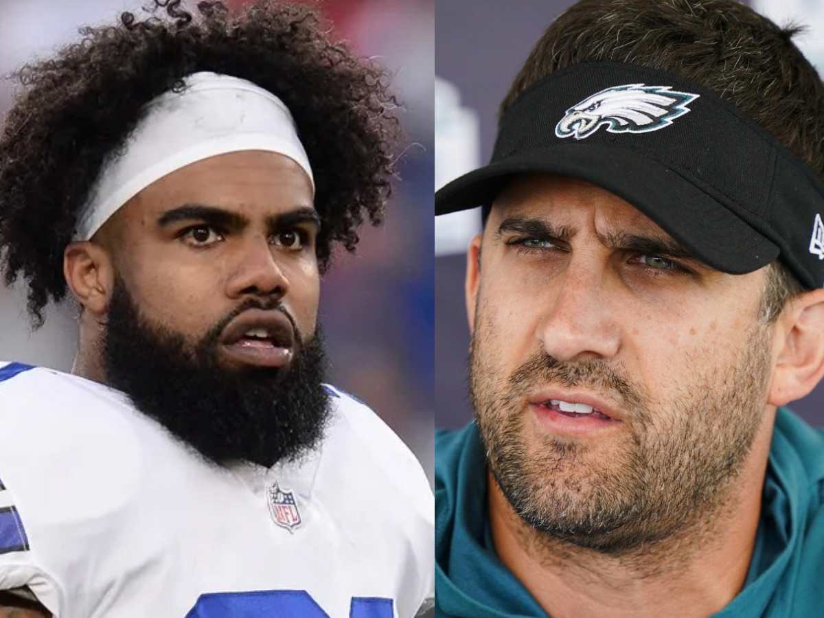 “We really feel good about the room,” HC Nick Sirianni BRUTALLY squashes rumors of Ezekiel Elliott joining the Eagles this offseason