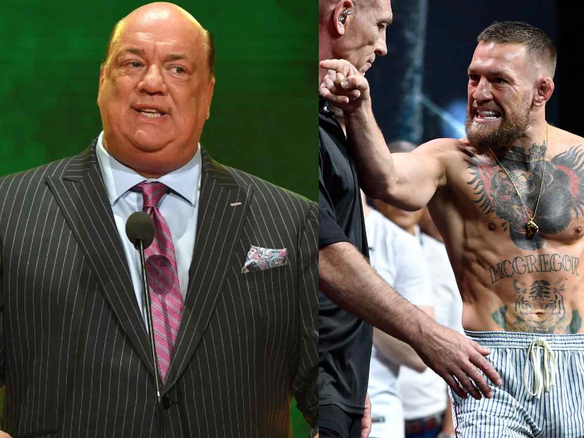 “Careful grandpa” – Conor McGregor threatens to break Paul Heyman’s jaw after nasty Roman Reigns comparison