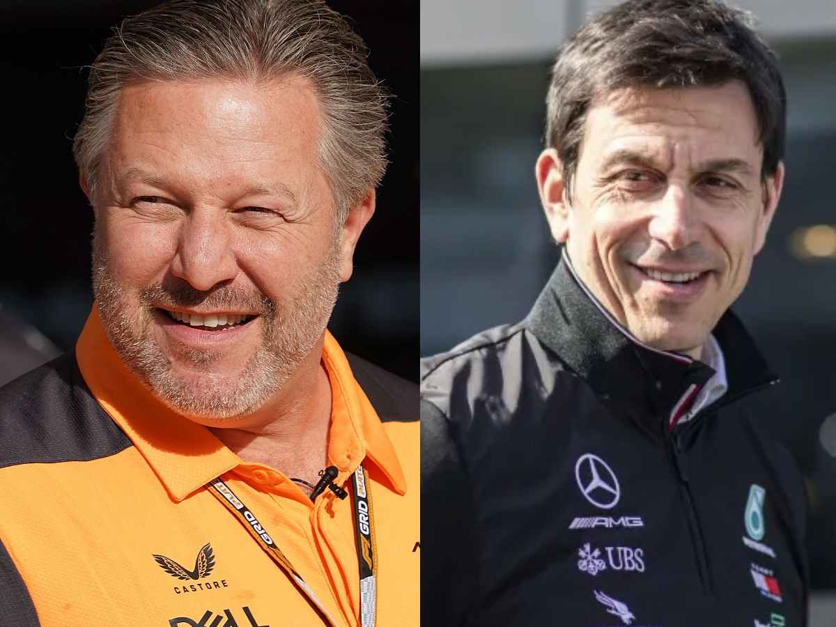 McLaren boss Zak Brown challenges Mercedes’s Toto Wolff to a boxing match in Las Vegas