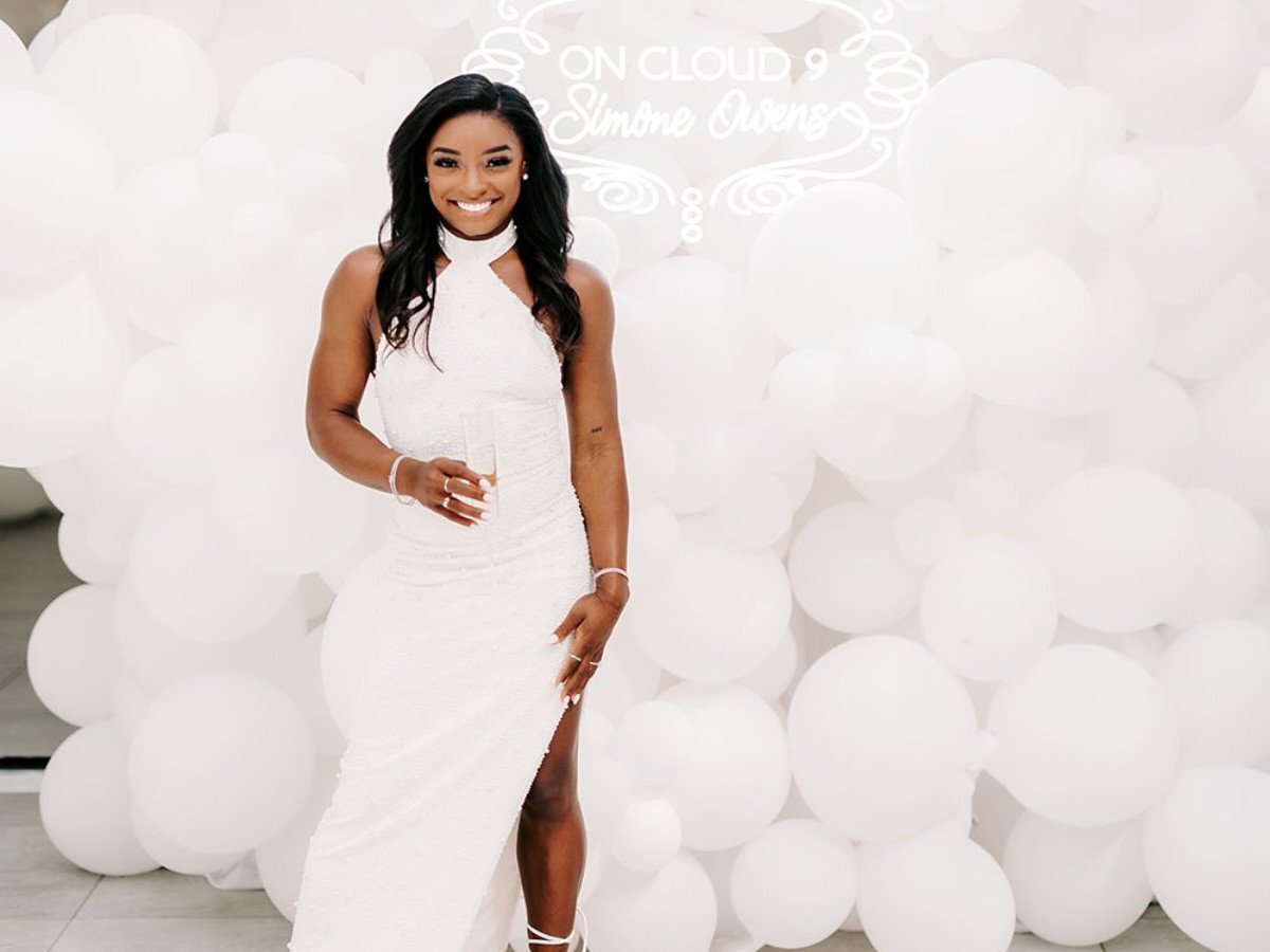 Simone Biles hosts Cloud 9-themed bridal shower as wedding date with NFL star Jonathan Owens approaches