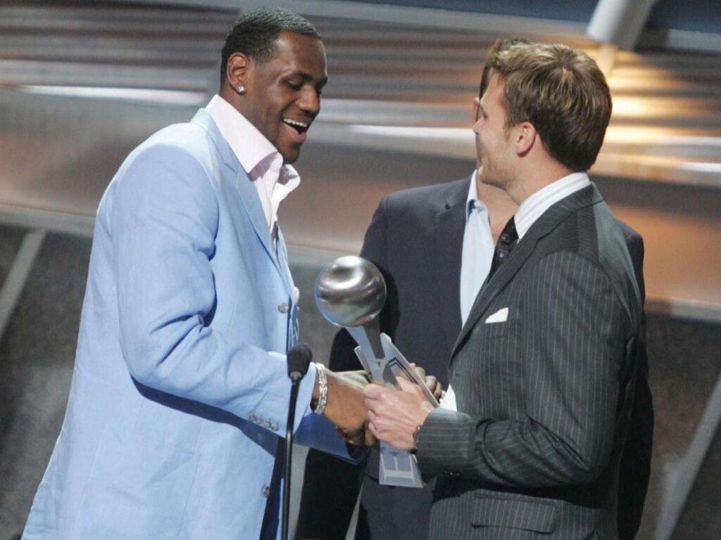 Tom Brady and LeBron James