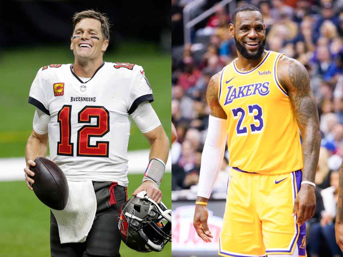 Are Tom Brady and LeBron James good friends?