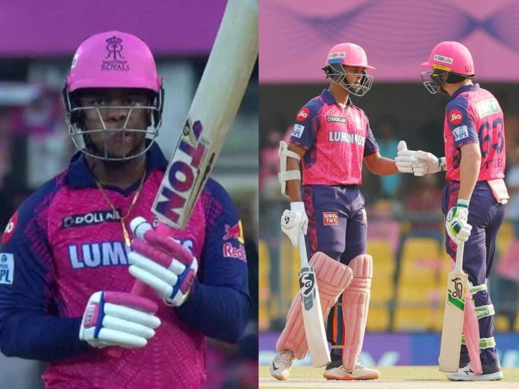 Twitter erupts as Yashasvi Jaiswal, Jos Buttler, and Shimron Hetmyer take RR to huge total vs DC