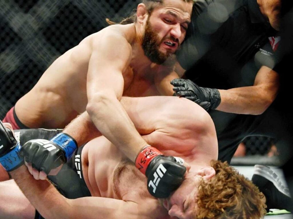 After Suffering Loss Jorges Masvidal receives a Comment from Askren (image via. ESPN)