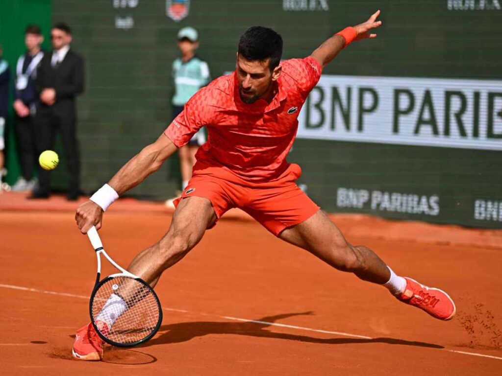 Novak Djokovic at the Monte-Carlo Masters 2023 (Image Credit: ATP Tour)