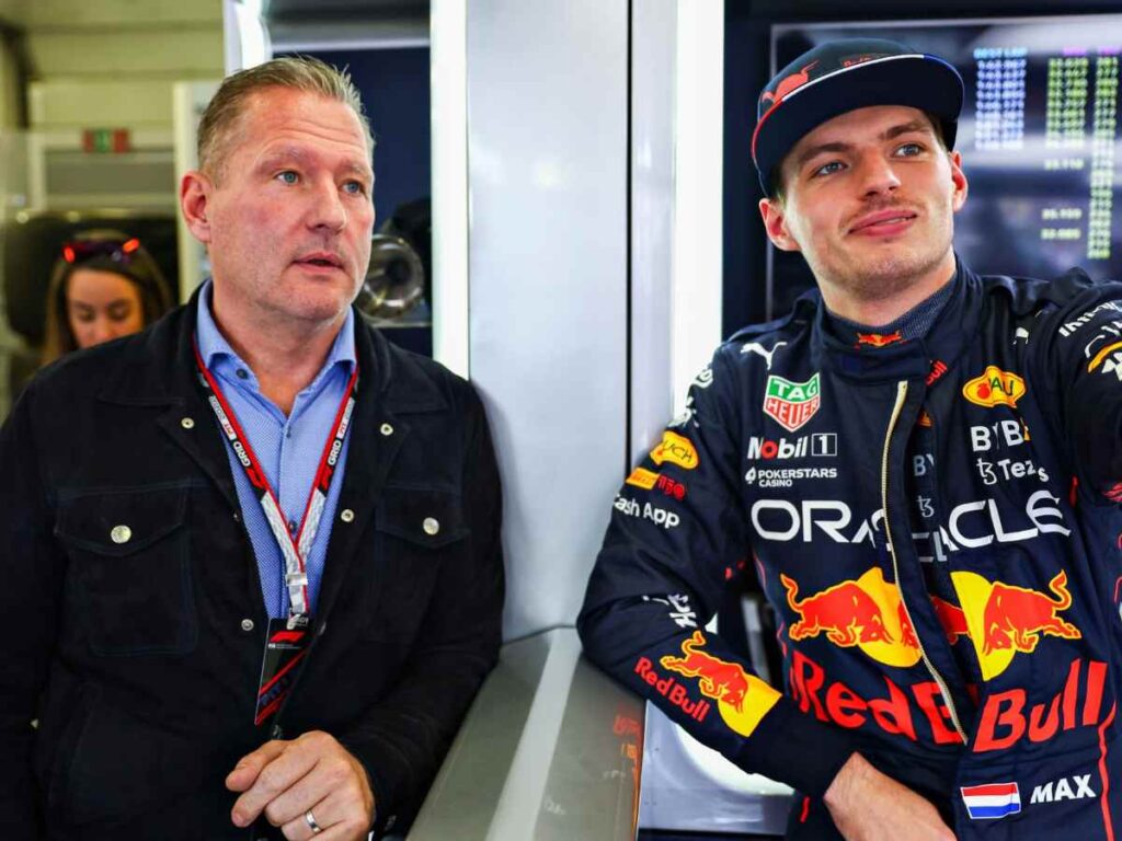 Max and Jos Verstappen. Image via Sportskeeda.