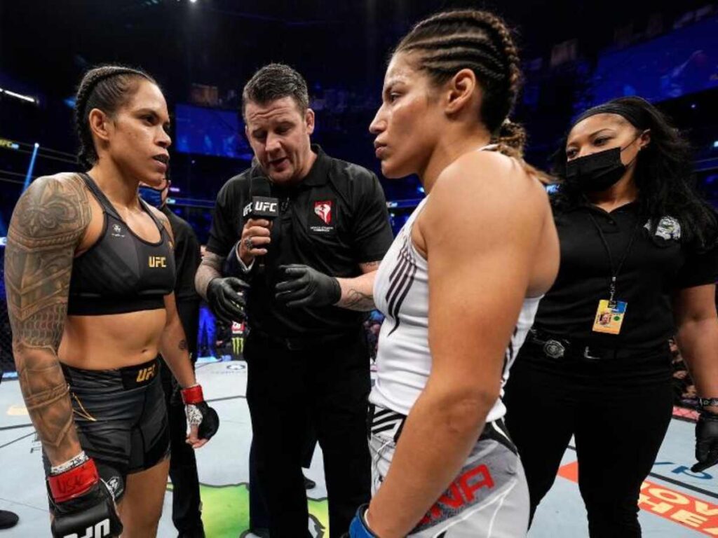 Julianna Pena and Amanda Nunes Trilogy fight