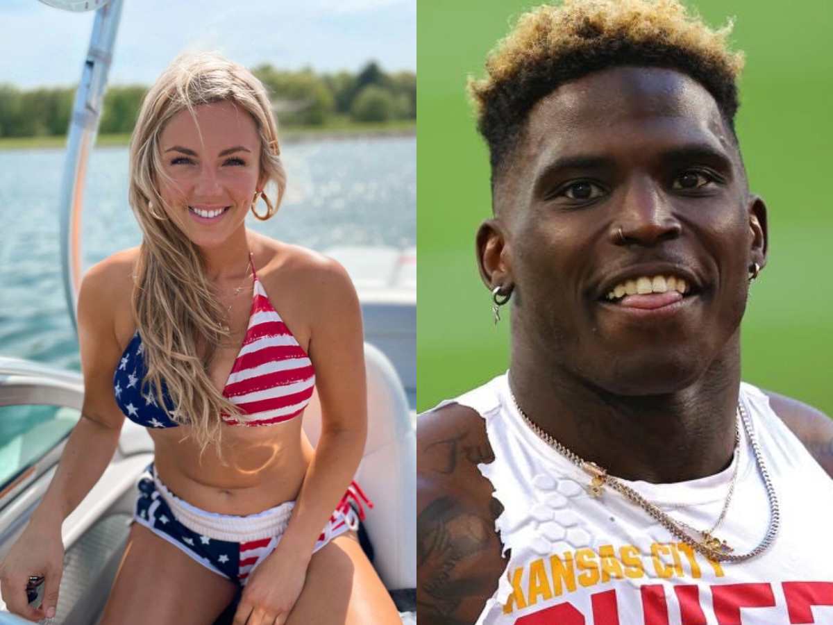 “Looked like he already had you number!” Annie Agar MERCILESSLY turns Tyreek Hill down by roasting him over the viral camp clip