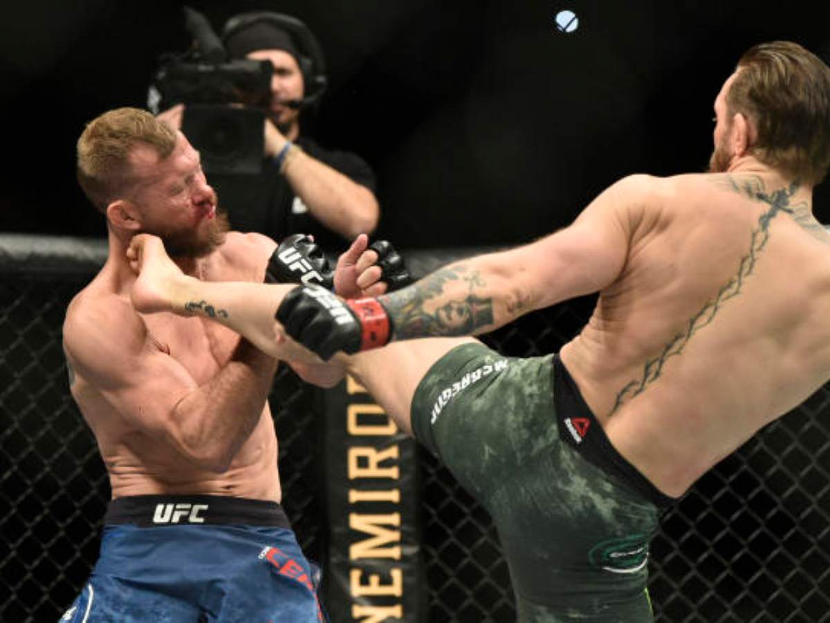 “Listen to the sound of breaks” – Conor McGregor boasts of breaking Donald Cerrone’s nose and orbital socket as he reacted to brutal fight video