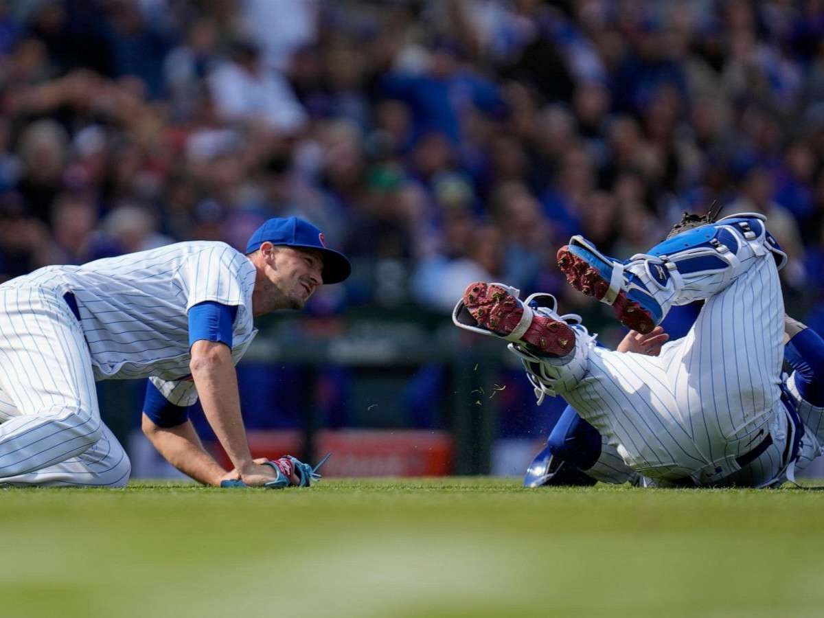 WATCH: Drew Smyly loses perfect game after collision with teammate Yan Gomes