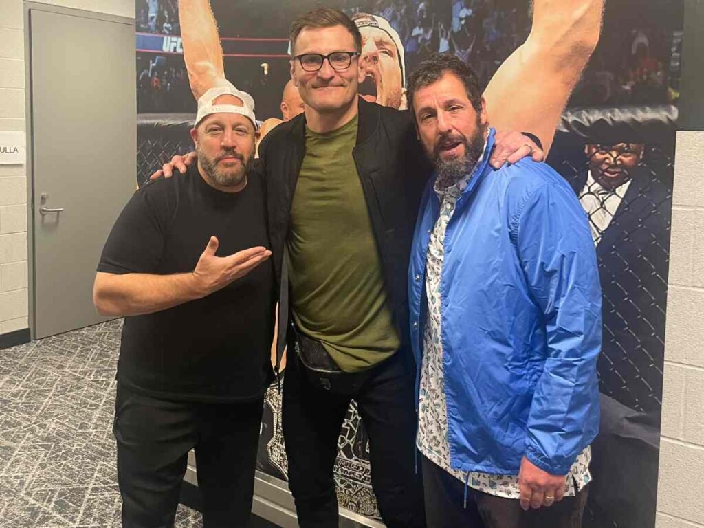 Stipe Miocic, adam sander and kevin james