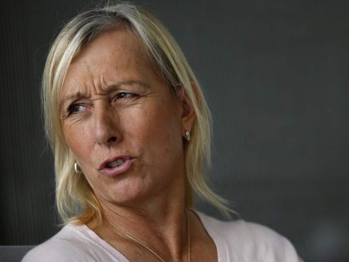 Martina Navratilova advocates the ban on transgender athletes born as males from competing in elite women’s events