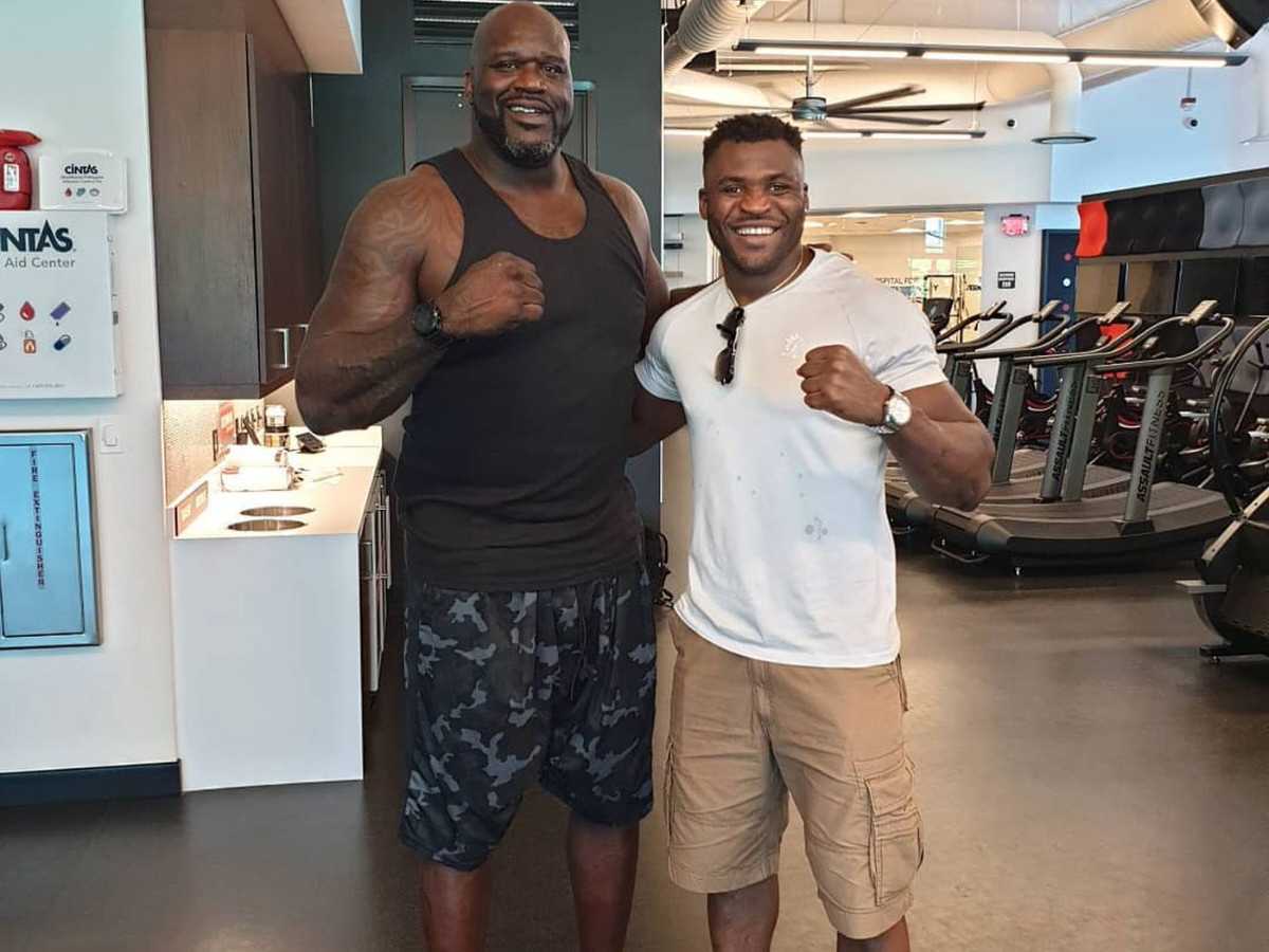 WATCH: When NBA legend Shaquille O’Neal was left in shock by Francis Ngannou at UFC gym