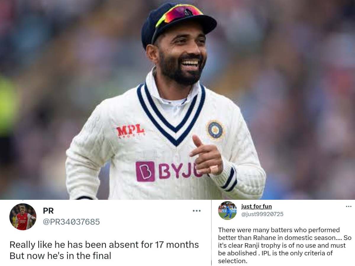 “One-off selection”- Netizens react as Ajinkya Rahane returns to Test side for WTC Final