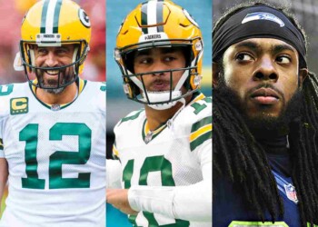 Aaron Rodgers, Jordan Love & Richard Sherman