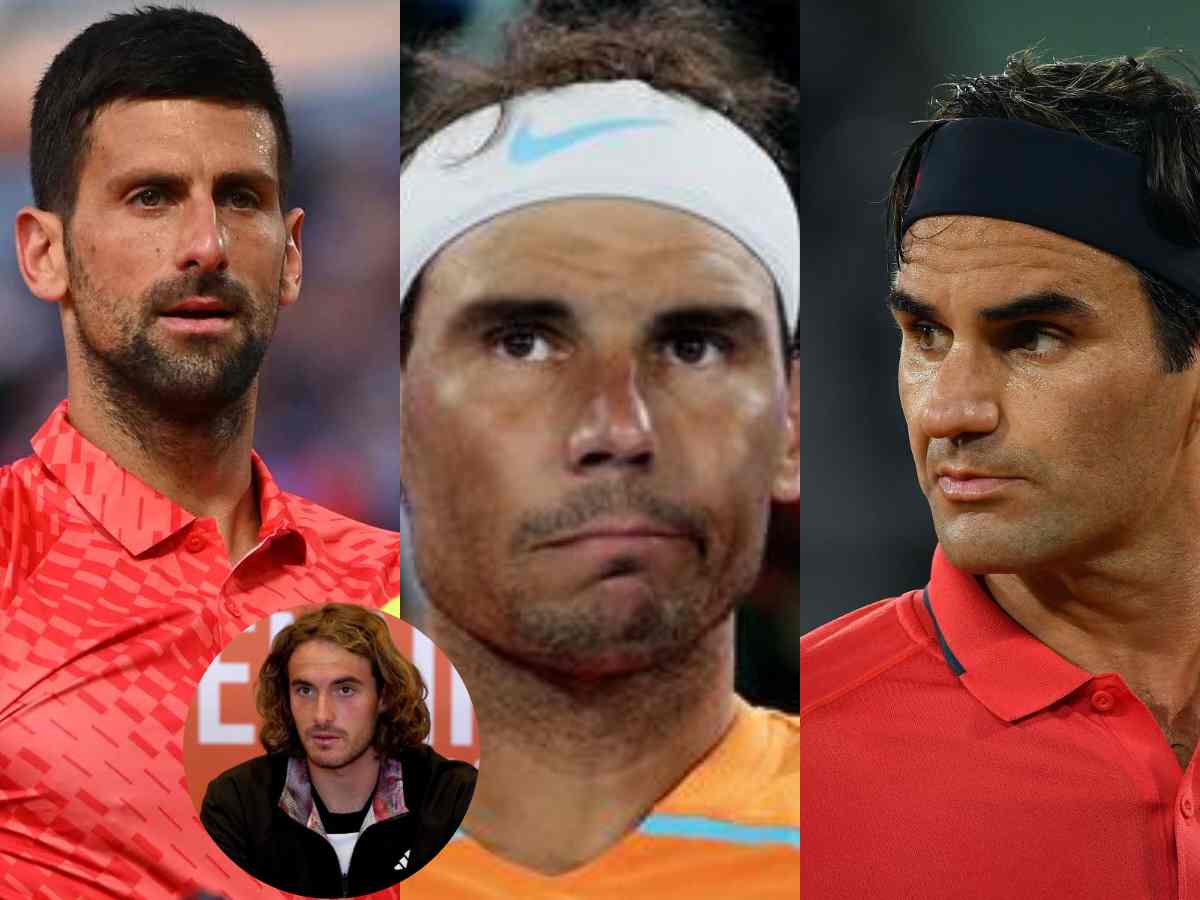 Stefanos Tsitsipas invites more trouble by DITCHING Novak Djokovic for Roger Federer and Rafael Nadal in the ‘GOAT’ debate