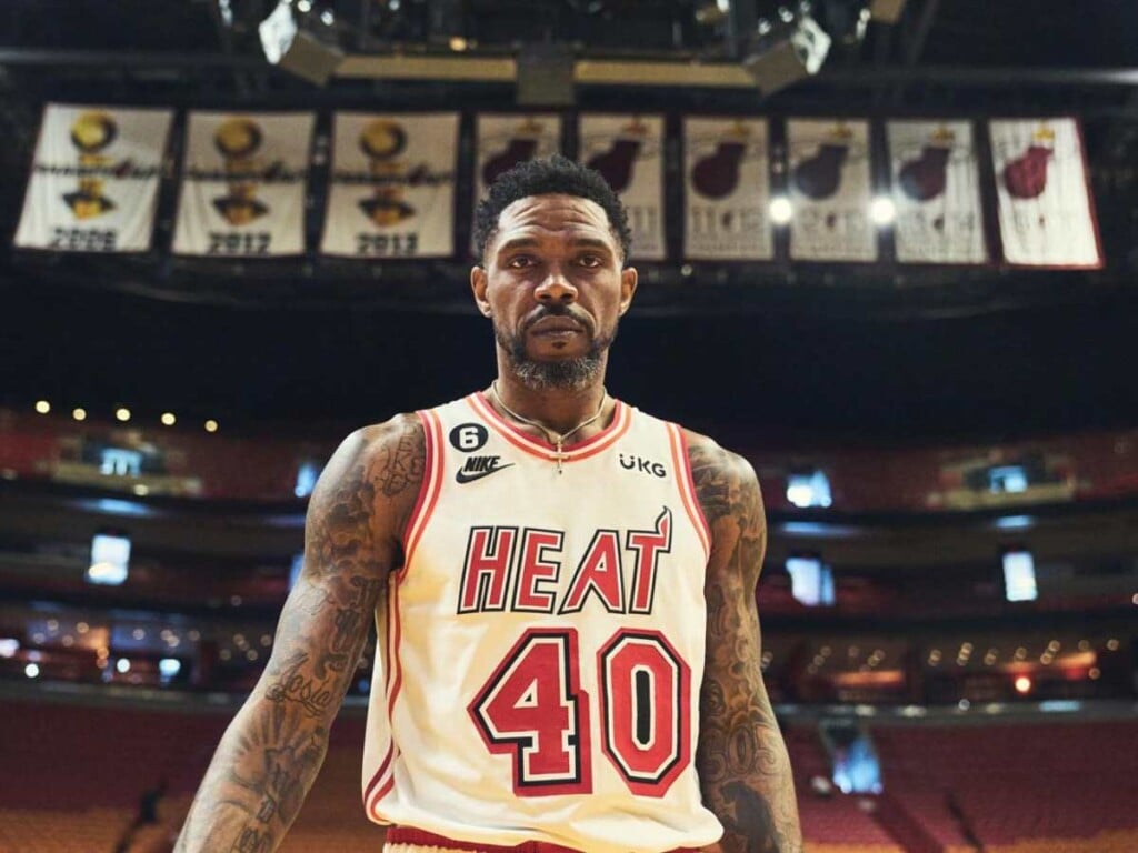 Udonis Haslem for the Miami Heat