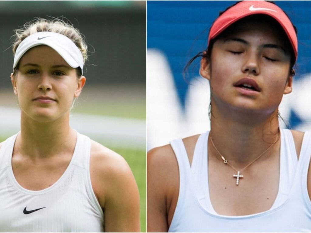 Eugenie Bouchard and Emma Raducanu (Image Credit: FirstSportz)