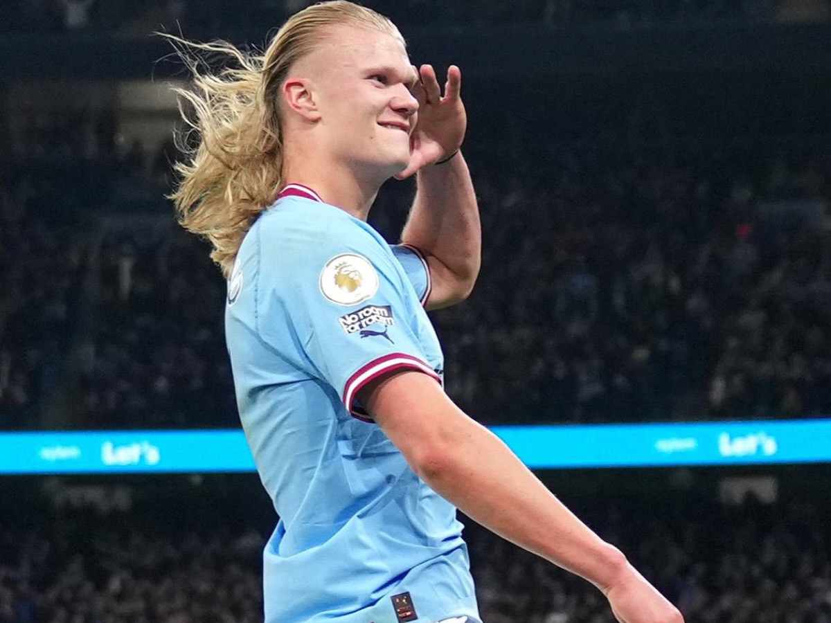 “Ragnar Lorthbrok of football; Viking Haaland”- Fans hail Erling Haaland as he breaks 38-year-old Premier League record