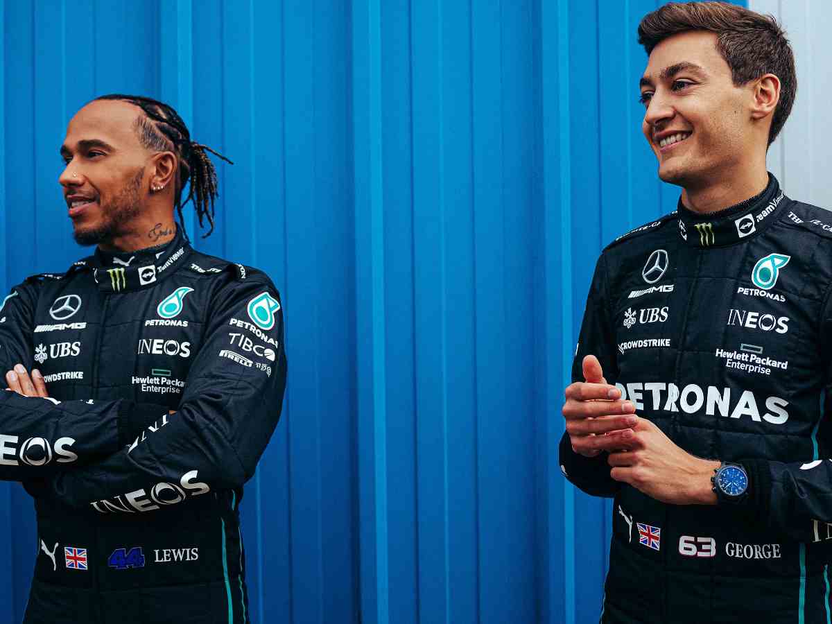 WATCH:  “Should be busy practising on how to defeat Max” – Mercedes drops a video of Lewis Hamilton losing to George Russell at ping-pong