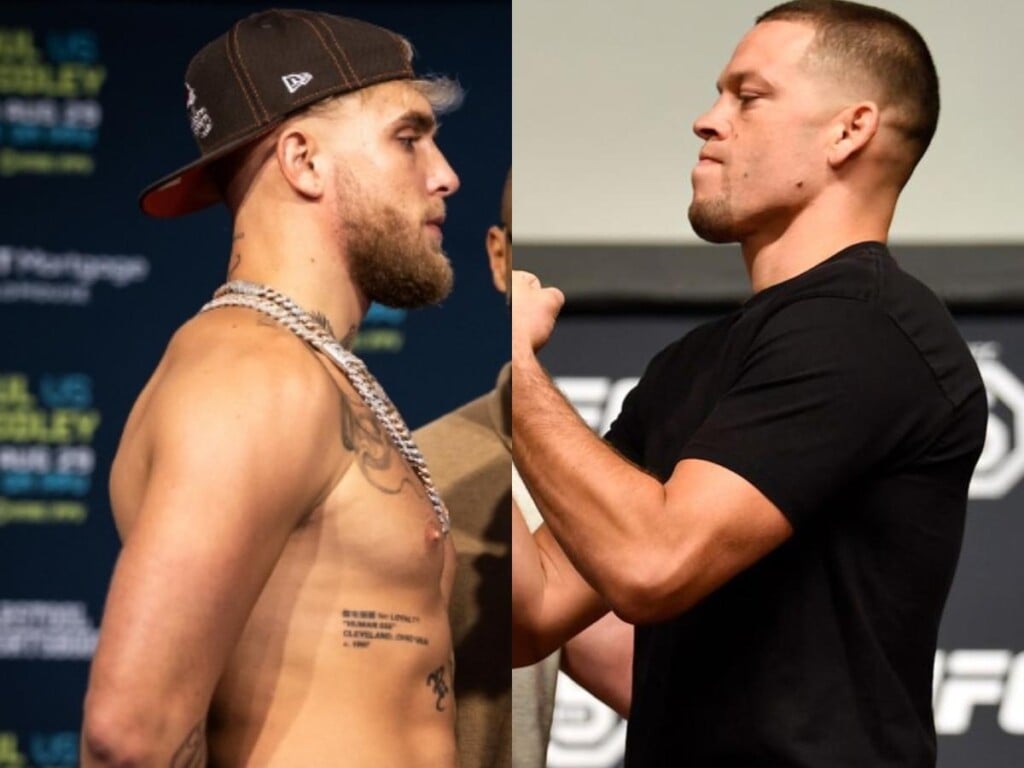 Nate Diaz vs Jake Paul