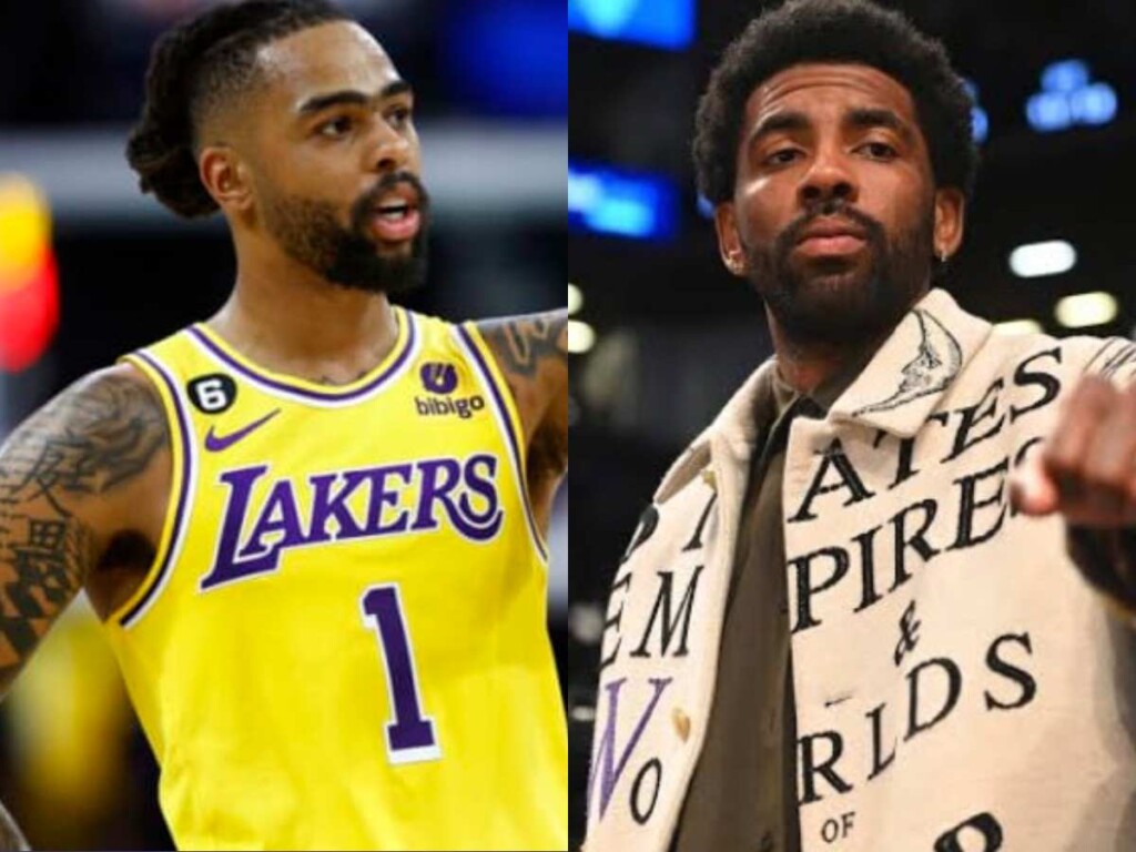 D'Angelo Russell and Kyrie Irving