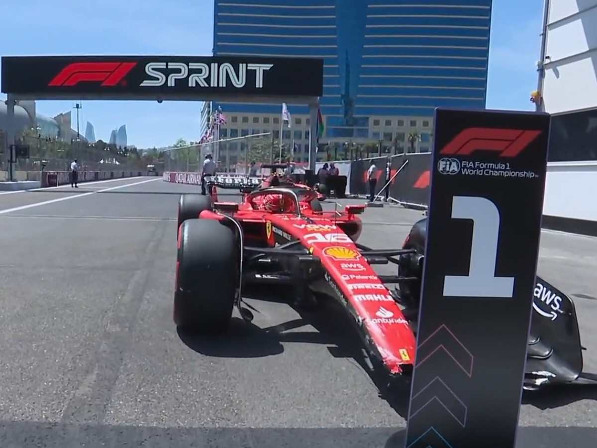 F1 Azerbaijan GP – WATCH: “I Am Stupid Part 2?” Fans react as Charles Leclerc clinches Sprint Pole despite crashing on his final run