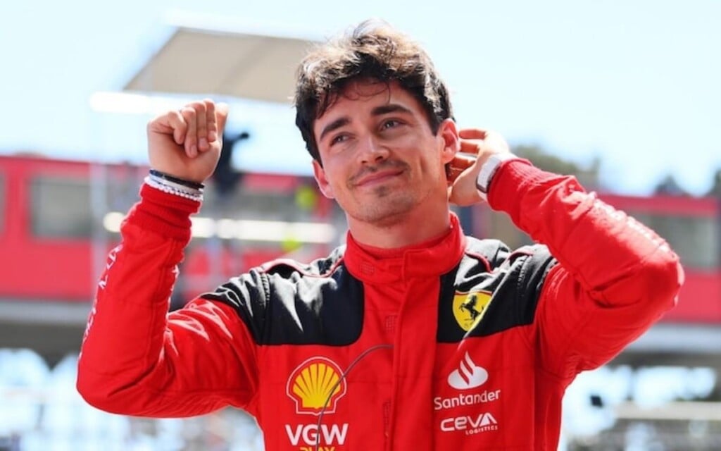 Charles Leclerc post sprint shootout, Azerbaijan GP