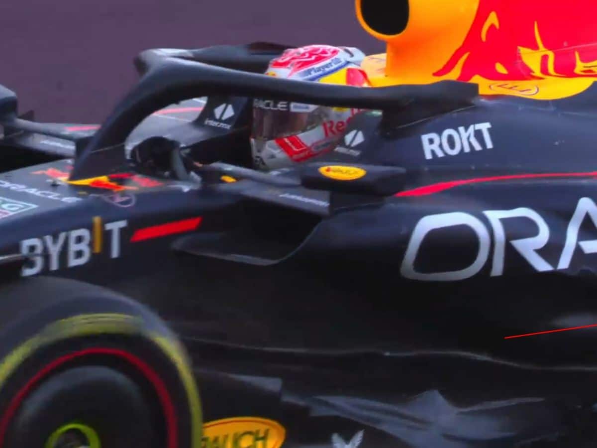 F1 Azerbaijan GP: Max Verstappen brushes off sidepod HOLE in dominant RB-19 to take P3 in Baku sprint