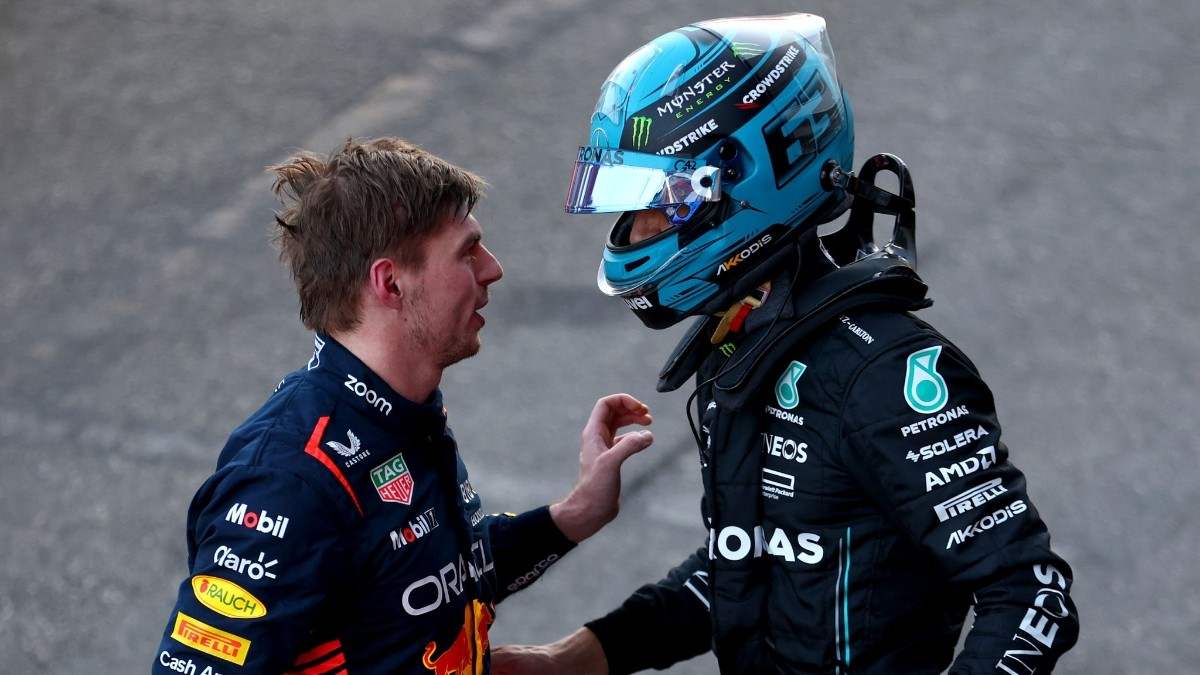 F1 Azerbaijan GP: “Because Princess George is sitting there,” Max Verstappen mocks George Russell over the first-lap incident in Sprint