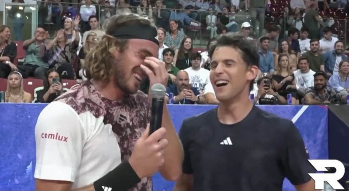 “You still have it!” Stefanos Tsitsipas exchanges some heartwarming words with ‘old’ friend Dominic Thiem following their TITANIC battle in Madrid