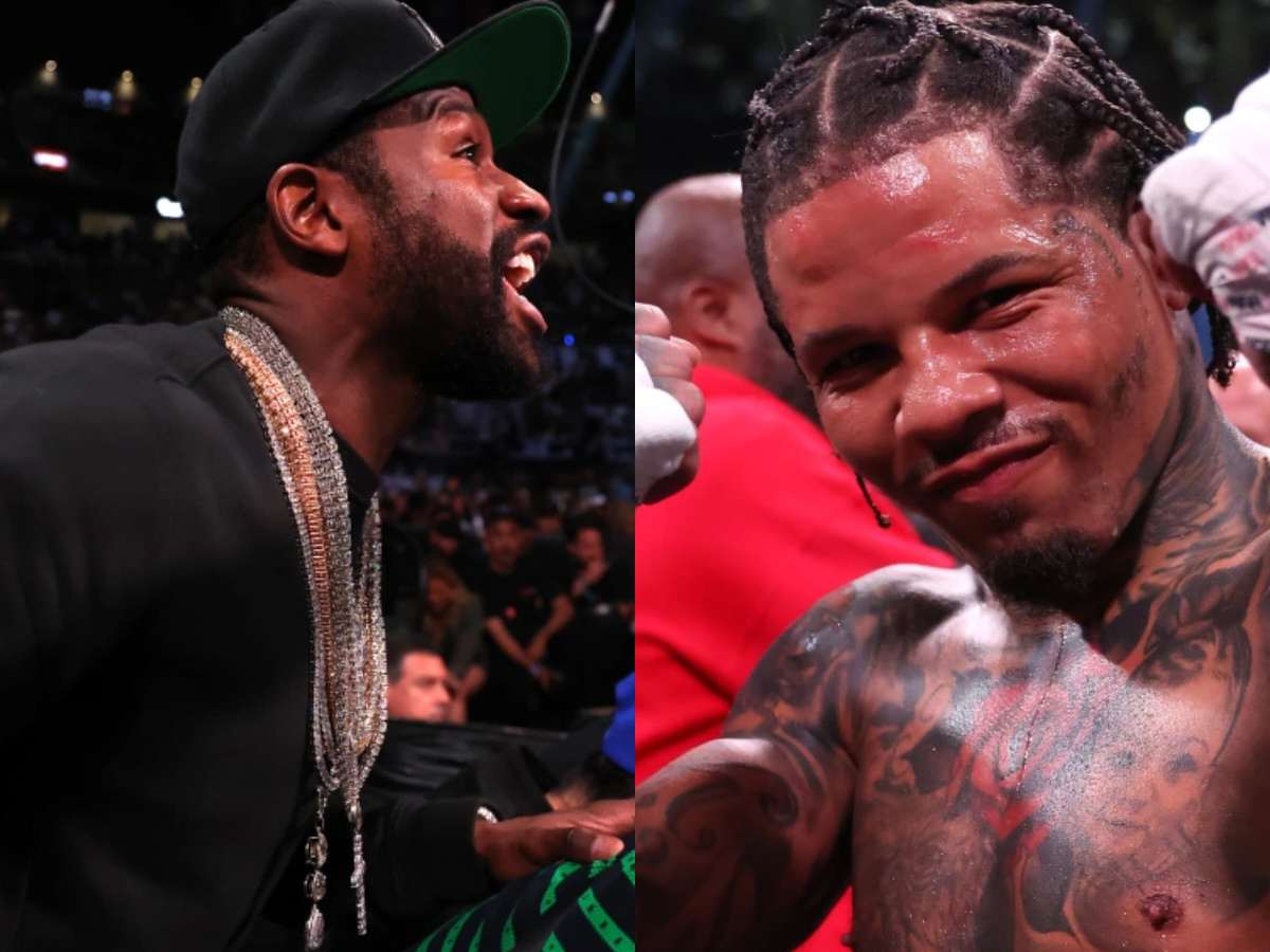 “Bruh wasn’t worried at all” – Fans lose it on Twitter as Floyd Mayweather gets savage reply from Gervonta Davis during fight against Ryan Garcia