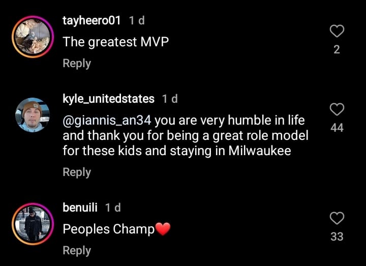 WATCH: "Champ both on and off the court!" - Giannis Antetokounmpo's HEARTWARMING gesture toward a young fan instigates an outburst of emotions on social media 4 Screenshot 20230409 102314